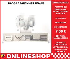 ABARTH 695 RIVALE STEMMA LOGO ORIGINALE EMBLEMA FREGIO STEMMA SCRITTA BADGE comprar usado  Enviando para Brazil