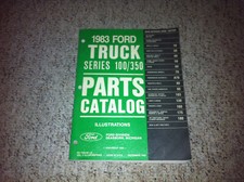1983 Ford F100 F250 F350 F-Series picape catálogo de peças manual diesel Illus comprar usado  Enviando para Brazil