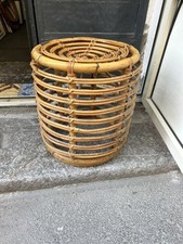 Sgabello rattan bambù usato  Palermo