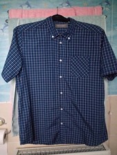 Mens blue check for sale  HEXHAM
