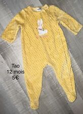 Tao babygros pyjama d'occasion  Baziège