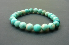 Bracelet perles turquoise d'occasion  Bordeaux-