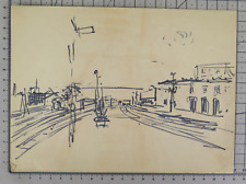 Vecchio disegno bozzetto usato  Torino