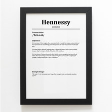 Print hennessy funny for sale  UK