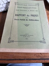 Creuse gueret rapport d'occasion  Guéret
