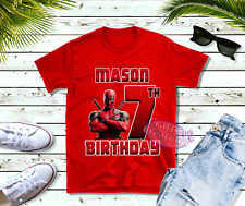 Personalised deadpool name for sale  FERNDALE