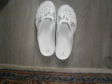 Schuhe pantoletten weiss gebraucht kaufen  Gelsenkirchen