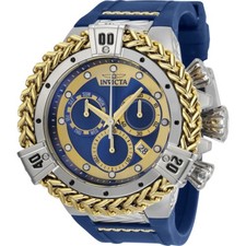 Relógio masculino Invicta Bolt Herc cronógrafo data quartzo mostrador azul 35581 comprar usado  Enviando para Brazil