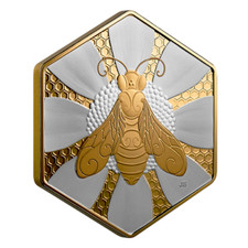 NATURE'S DELIGHT: THE HONEY BEE 2025 CANADÁ 1 oz .9999 moeda à prova de prata pura $20 comprar usado  Enviando para Brazil