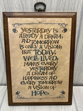 Wooden wall hanging for sale  Waldorf
