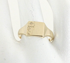 9ct gold signet for sale  COLWYN BAY