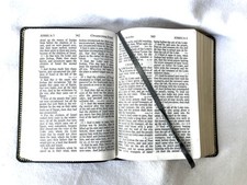 Holy Bible KJV 1976 Giant Print Red Letter Nelson 544GY Gold Concordance Ref EUC, usado comprar usado  Enviando para Brazil