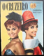 Cruzeiro 1959 Jayne Mansfield visit to Brazil Carnival Ads comprar usado  Enviando para Brazil