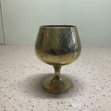 Epns brass goblet for sale  WELWYN GARDEN CITY