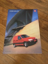 Citroen Berlingo Kastenwagen Prospekt 09/2001, usado comprar usado  Enviando para Brazil