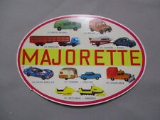 Z873 majorette autocollant d'occasion  Péronnas