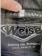 Motorbike leather trousers for sale  GALSTON