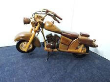Motocicleta artesanal de madeira com algum metal 10 pol x 6 pol comprar usado  Enviando para Brazil