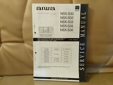 Usado, Aiwa NSX-S30 S32 S33 S35 S36 Service Manual + Schaltpläne comprar usado  Enviando para Brazil