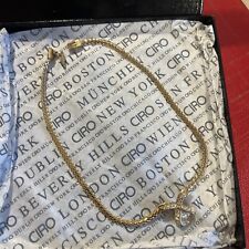 Attractive ciro necklace for sale  SOUTH PETHERTON