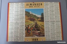 Ancien calendrier postes d'occasion Ancien calendrier postes d'occasion  Saumur