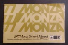 1977 MONZA Manual do Proprietário, usado comprar usado  Enviando para Brazil