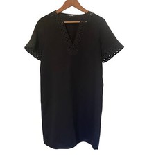 Vestido Madewell Feminino Preto Balada Túnica Manga Curta Tamanho 6 comprar usado  Enviando para Brazil
