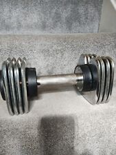 Adjustable dumbbell kg for sale  BRADFORD