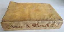 1728 Obras Liricas y Comicas, Divinas, y Humanas antique VELLUM BOUND in SPANISH, usado comprar usado  Enviando para Brazil