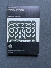 Totem tabù sigmund usato  Compiano