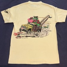 Camiseta Vintage Ponto Único Monster Island Surf Skateboarding Média Anos 1980 comprar usado  Enviando para Brazil