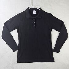 Camisa polo unissex Playerytees masculina infantil tamanho grande preta manga longa colarinho nova comprar usado  Enviando para Brazil