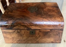 Antique walnut box for sale  IPSWICH