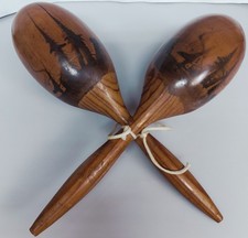 Wooden maracas beautiful for sale  Jacksonville