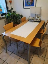Küchentisch set holz gebraucht kaufen  Korschenbroich