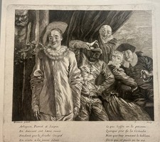 Arlequin, Pierrot Et Scapin D'Antoine Watteau 1775 comprar usado  Enviando para Brazil