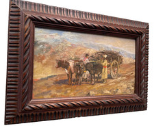 FRANZ ROUBAUD (1856-1928) ASSINADO Figuras Paisagem Montanha Pintura a Óleo ANTIGA comprar usado FRANZ ROUBAUD (1856-1928) ASSINADO Figuras Paisagem Montanha Pintura a Óleo ANTIGA comprar usado  Enviando para Brazil