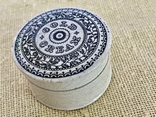 Frasco de creme frio vintage 2,25 pol. – tampa e base de vaso de boticário de grés antigo comprar usado Frasco de creme frio vintage 2,25 pol. – tampa e base de vaso de boticário de grés antigo comprar usado  Enviando para Brazil