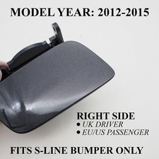 Audi A4 S4 B8 8K 12-15 S-Line tampa de arruela de farol lado direito cinza lava LZ7L comprar usado  Enviando para Brazil