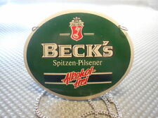 Becks pilsener zapfhahnschild gebraucht kaufen Becks pilsener zapfhahnschild gebraucht kaufen  Gaggenau