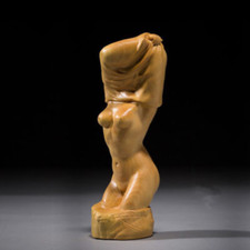 Boneco de buxo chinês esculpido à mão sexy linda garota despir estátua de Bela, usado comprar usado  Enviando para Brazil