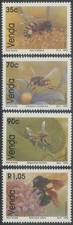 Venda 1992 MNH** BeesInsectsWestern Honey BeeDouble-banded Carpenter Bee 4v s comprar usado  Enviando para Brazil