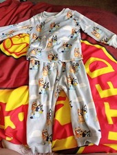 Bluey fleece pyjamas for sale  CHESTERFIELD