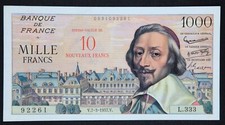 1000 francs richelieu d'occasion  Paris-