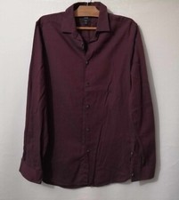 Chemise violette fitted d'occasion  Bourg-de-Thizy