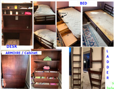 Twin loft bed for sale  Newton