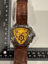 Relógio masculino Jaragar mostrador amarelo assimétrico - quartzo funcionando comprar usado  Enviando para Brazil