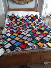 vintage crochet blanket for sale  STAMFORD