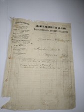 Document invoice grand d'occasion  Expédié en Belgium