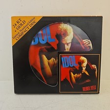Rebel Yell by Billy Idol - RARE 24K Gold CD, Audio Fidelity, No. 1689 Tested, usado comprar usado  Enviando para Brazil